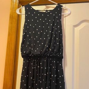 Loft open back dress